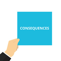 Conceptual writing showing Consequences.