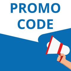 Conceptual writing text caption Promo Code.