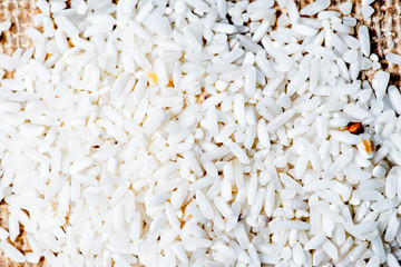 various cereals and groats on a table