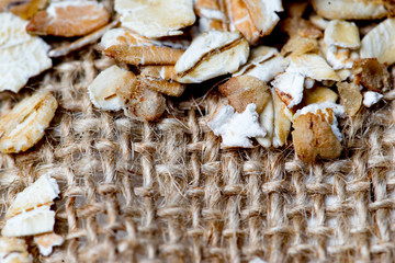 various cereals and groats on a table