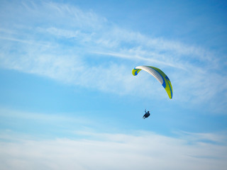 paraglider fethiye seaside town of Turkey