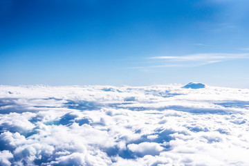 Fototapeta na wymiar Clouds above Washington