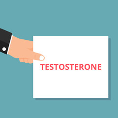 Writing note showing Testosterone.