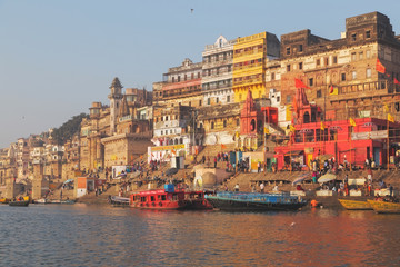 Fototapeta na wymiar Varanasi city, India