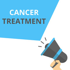 Text sign showing Cancer Treatment.