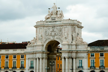 Obraz premium Rua Augusta Arch - Lisbon - Portugal
