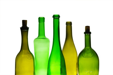 Empty Wine Bottles