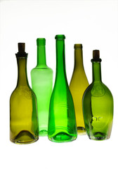 Empty Wine Bottles