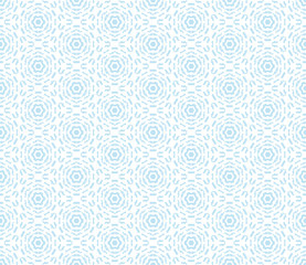 Abstract seamless kaleidoscope design blue color background. Creative raster illustration beautiful texture.