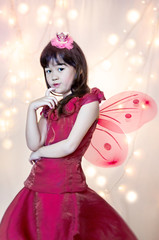 Portrait of asian little cute girl