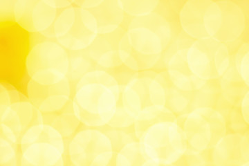 Yellow light bokeh of celebration, Christmas Light Bokeh