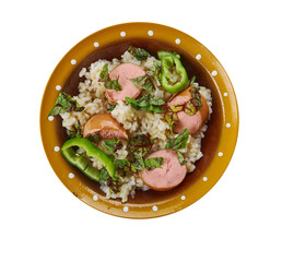 Smoked Sausage Cajun Dirty Brown Rice