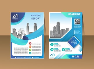 abstract cover and layout for presentation and marketing