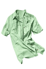 Green shirt isolated