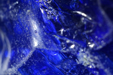 Crystal background. Macro close up