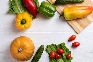healthy vegetables, ingredients for vegan soup