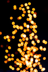 flashes from firework sparks