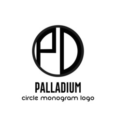 Monogramma logo simbolo business geometrico astratto vettoriale segno nome