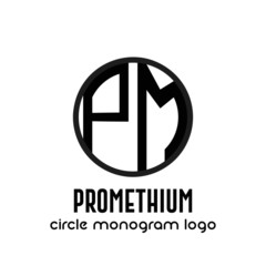 Monogramma logo azienda identità simbolo business emblema logotipo geometrico lettere