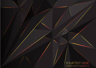 Low poly abstract background