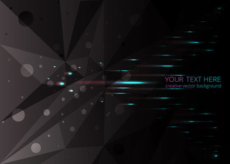 Low poly abstract background