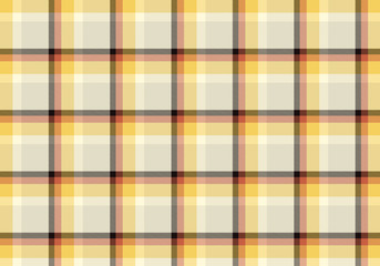 yellow tartan cotton