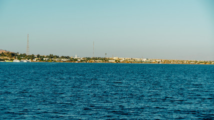 Egypt red sea Dahab in Sunny weather.