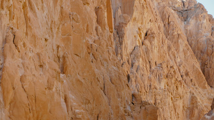 Egypt texture colored canyon in Sunny weather.