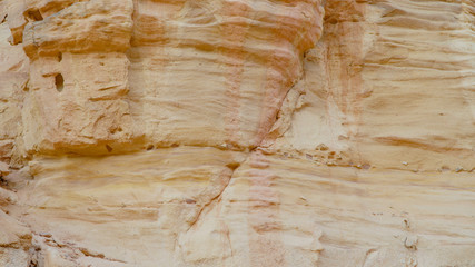 Egypt texture colored canyon in Sunny weather.