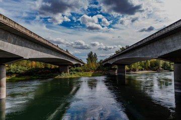 Bridges Across The Santiam River