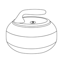 Isolated object of sport and ball logo. Set of sport and athletic vector icon for stock.