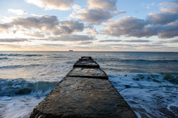 pier on the sea