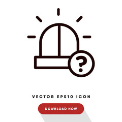 Alert vector icon