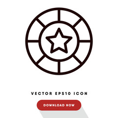 Star vector icon