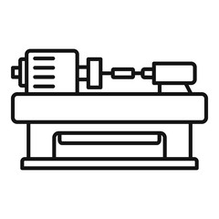 Trim carpentry icon. Outline trim carpentry vector icon for web design isolated on white background