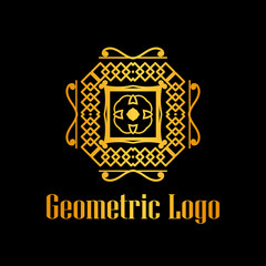 Art Deco Golden Logo