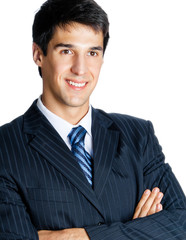 Businessman, isolated on white