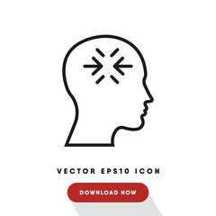 Conflict vector icon