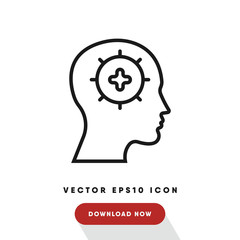 Positive vector icon