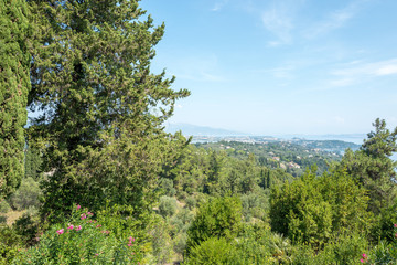 Panorama landscape at Gastouri.