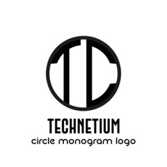 Concetto astratto nome monogramma emblema business simbolo identità logo vettoriale logotipo