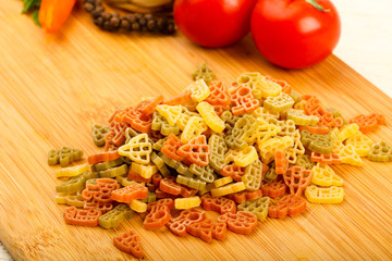 Raw pasta for kids