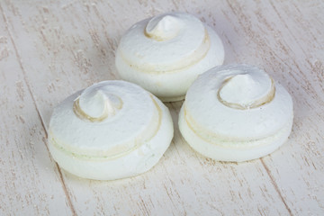 Delicious meringues cookies