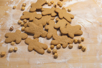 Homemade hazelnut cookies