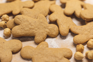 Homemade hazelnut cookies
