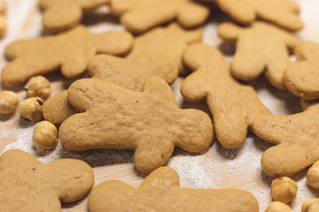 Homemade hazelnut cookies