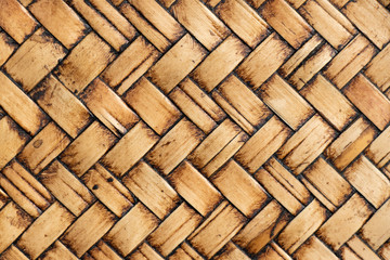 Closed up of wood weave textured background