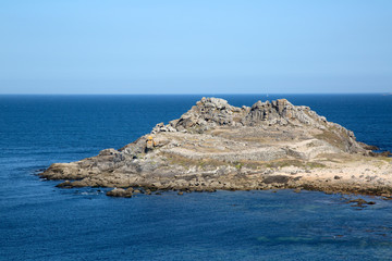 Obraz premium Castro de Barona Beach; Galicia