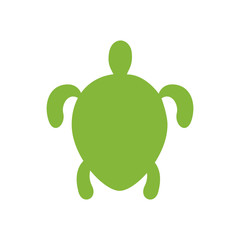 Silhouette icon turtle