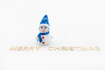 Concept ,merry christmas on white background